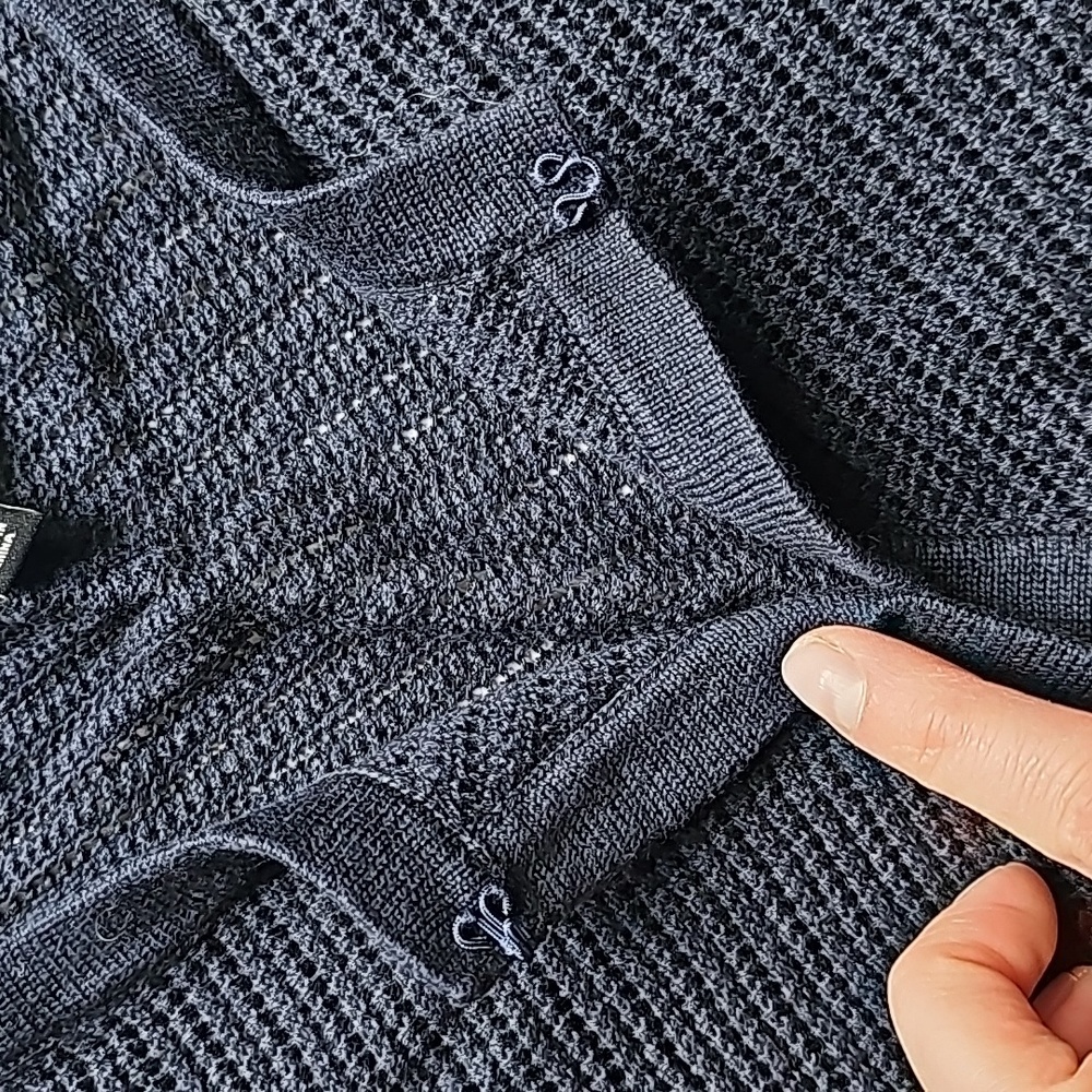 Talbots Cropped Eyelet Sweater - Picture 5 of 7